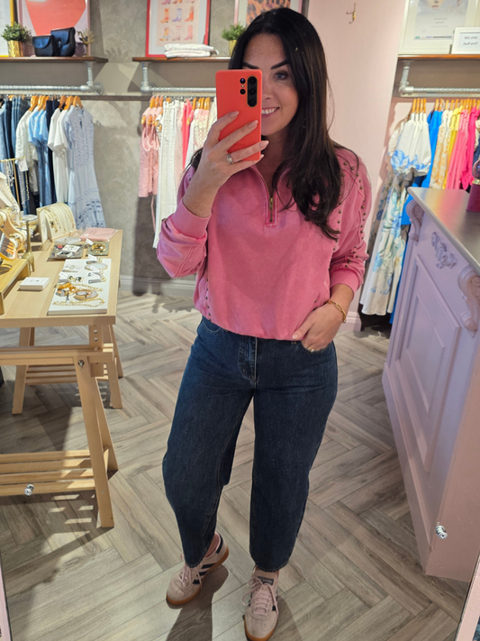 Acid Pink Filly Pullover
