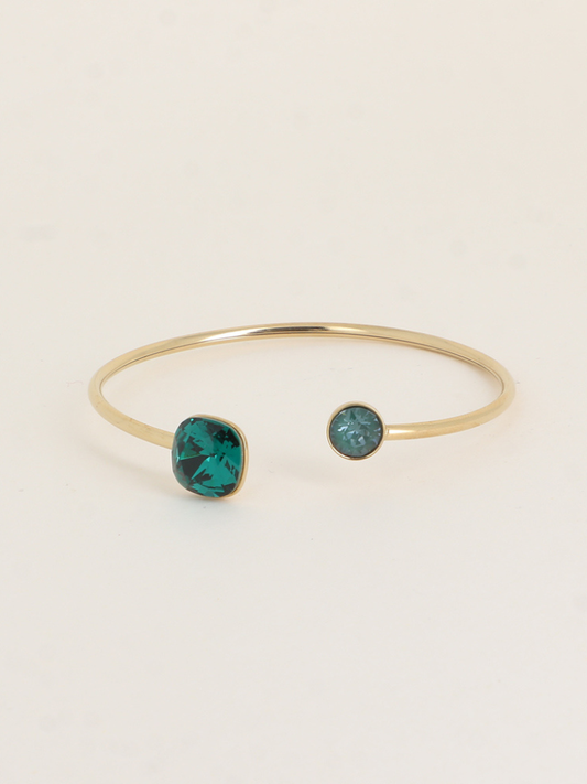 Emerald Duo Gem Bracelet