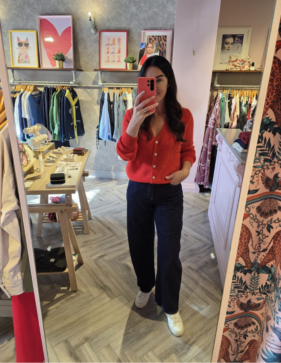 Alpaca Knit Cherry Red Knit