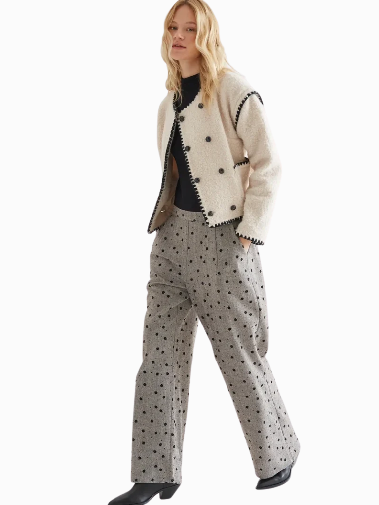 Jemma Floral Tweed Trousers