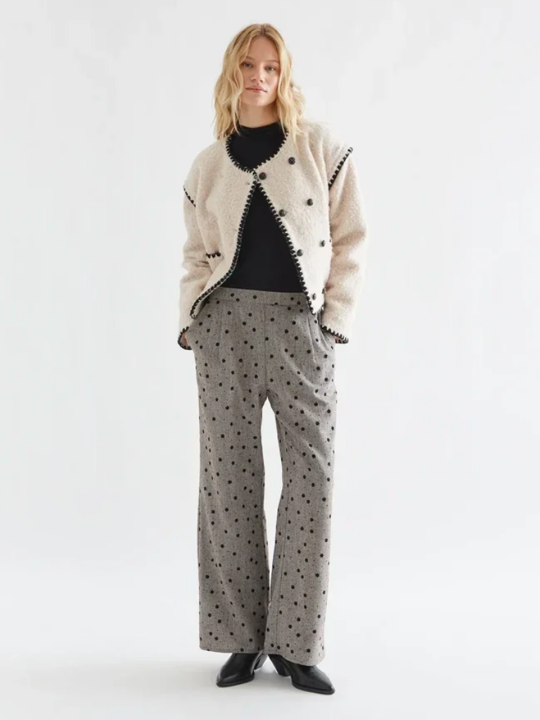Jemma Floral Tweed Trousers
