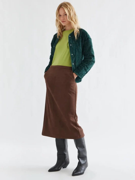 Sophia Brown Skirt
