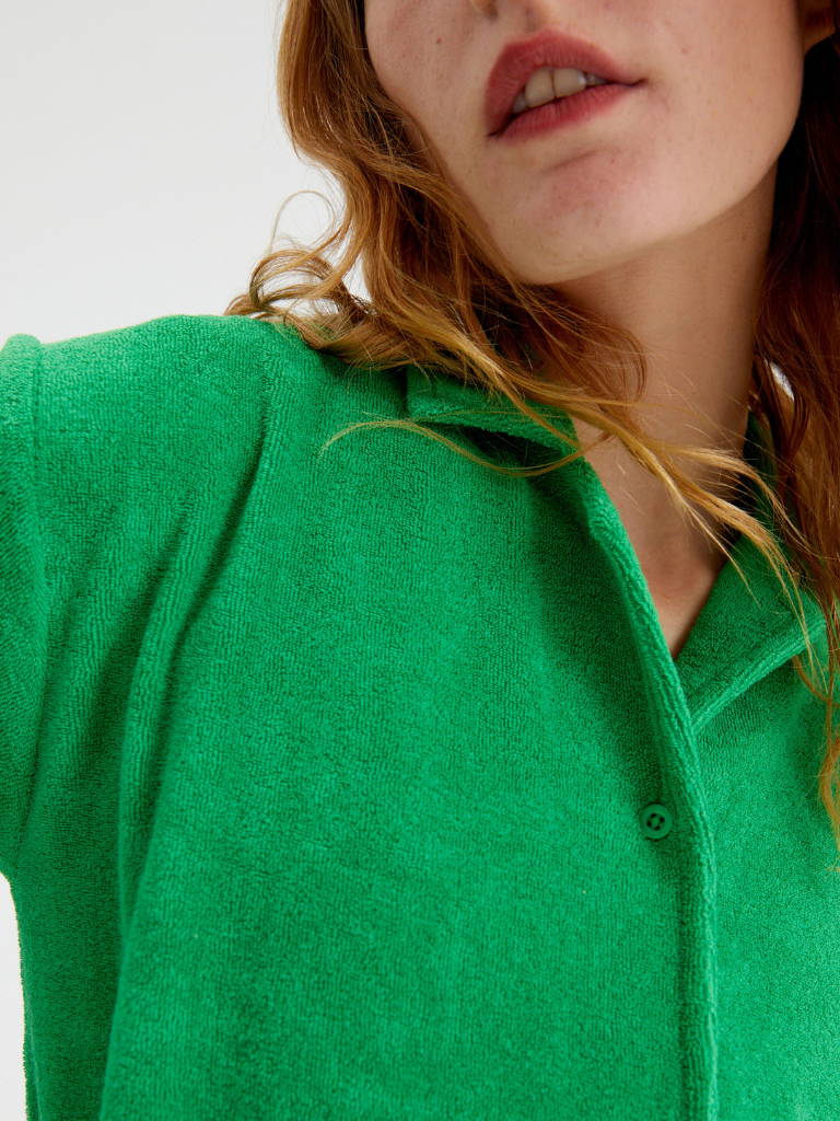 Green Toweling Shirt